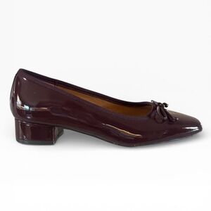 Talbots New Burgundy Patent Leather Heels Size 8M